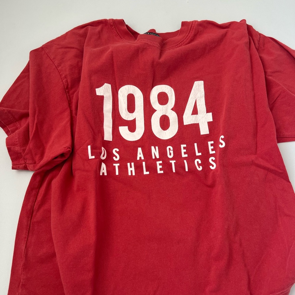 Brandy Melville Los Angeles athletics t shirt